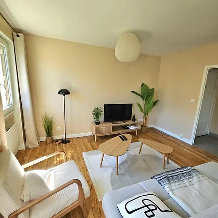 Appartamento Japandi, T3 Avec Garage, Stade & Hopitaux Clermont-Ferrand